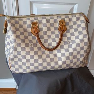 Authentic Louis Vuitton speedy 35 damier azur